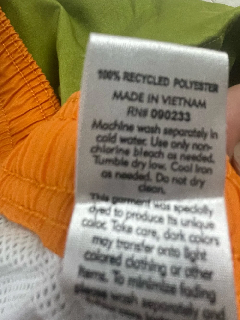 PacSun Color Block Retro Swim Trunks Medium